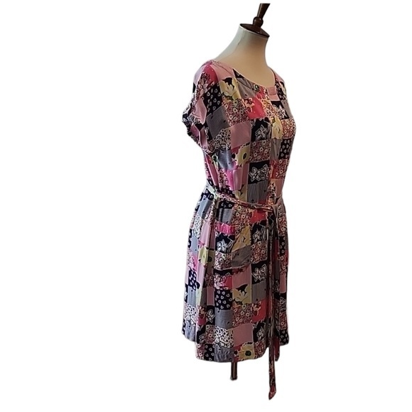 Lilly Pulitzer Ain't No Lady Shift Dress Madras‎ Patchwork Pockets - Picture 6 of 13